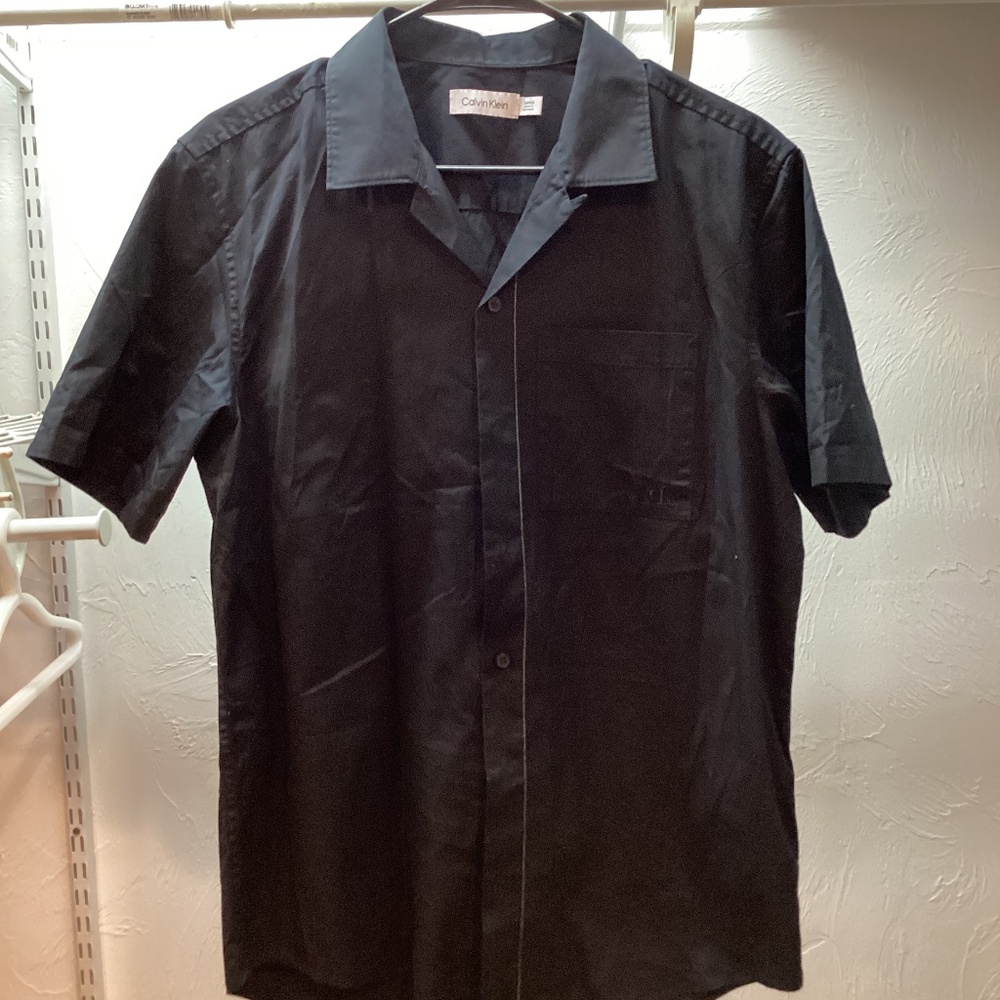 Men’s Calvin Klein Black Button Up